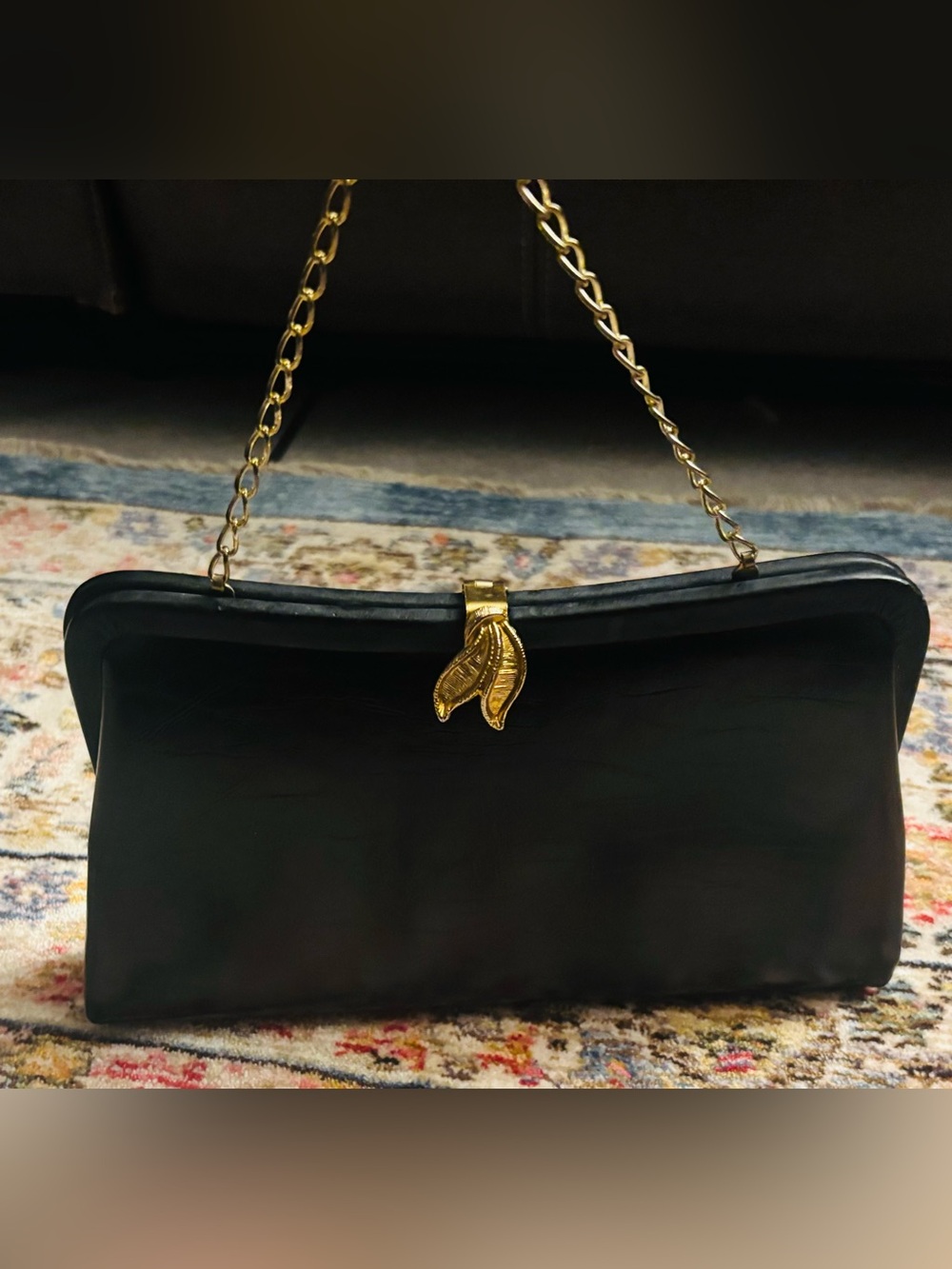 1950s Admiral Black Evening Handbag
